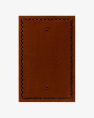 Hand-Tufted Wool Rug 9x12 ft - Nordic Knots Grace 01 - Burgundy Design, Area Rug - Image 1 of 4