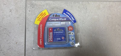 NEW Delkin eFilm 256 MB CompactFlash Card (DDCFFLS2-256) - Image 1 of 2