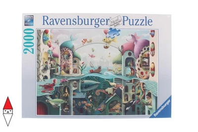 PUZZLE GRAFICA RAVENSBURGER FANTASY SE I PESCI POTESSERO CAMMINARE 2000 PZ - Immagine 1 di 2