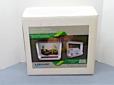 Lifegard LED Rock Garden Kit w/ Waterfall & Fogger NEW Open Box - Image 1 of 4