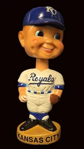 1974 Goodman Concessions Bobblehead - Kansas City Royals - w/Original Box - Picture 1 of 11