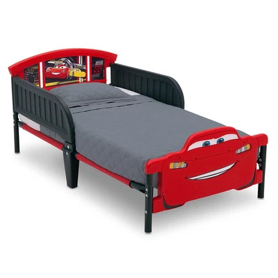 Kid Toddler Bed 3D-Footboard Disney/Pixar Cars 3 Sleep and Play Little Boy Girl - Image 1 of 4