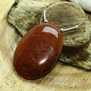 Bloodstone Smooth Oval Cabochon Briolette Natural Loose Gemstone Making Jewelry - Picture 1 of 3