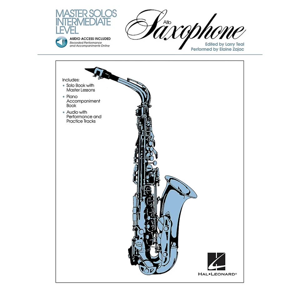 Master Solos Intermediate Level - Alto Sax (Book/Online Audio) - Image 1 of 1