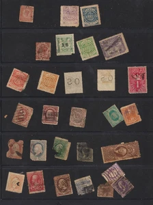 Sammlung meist schlecht erhaltener alter Briefmarken weltweit - Bild 1 von 1