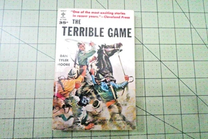 THE TERRIBLE GAME BY DAN TYLER MOORE 1958  VERY RARE BERKLEY BKS ACTION THRILLER - Picture 1 of 3