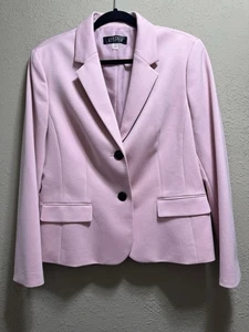Kasper Separates Pink Women’s  Blazer Jacket Size 14W Career Business - Picture 1 of 4