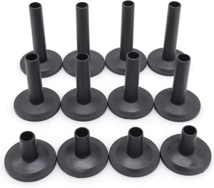 Confezione da 12 Maniche in Feltro Nero per Piatti, 3 Taglie Stand Sleeve,  - Foto 1 di 6