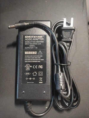 EMITever 24V 4.0A DC 60W LED Power Adapter Supply Transformer, AC 100-240V Input - Image 1 of 4