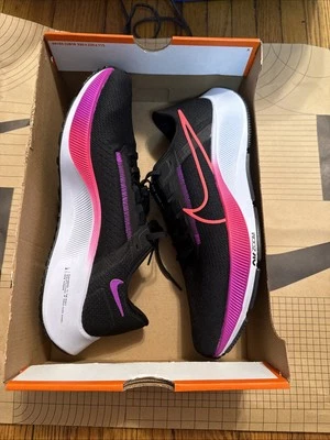 Nike Air Zoom Pegasus 38 Negro Hiper Violeta CW7356-011 Hombres Talla 10 Foto 1 de 4