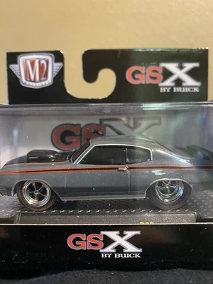 M2 Machines Ground Pounders  1970 Buick GSX Gray  1:64 Scale - Image 1 of 4