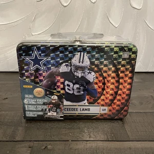 CEEDEE LAMB PANINI COLLECTORS LUNCH BOX TIn 1 CGC GRADED CARD 6 PACKS - Picture 1 of 4