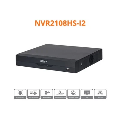 Dahua NVR 8 canali IP ULTRA-HD 12MP IA - NVR2108HS-I2 (4K) S - Immagine 1 di 2