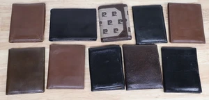 Pierre Cardin Mens Wallets Black BGenuine Leather Ultra Thin Bifold & Trifold US - Picture 1 of 8