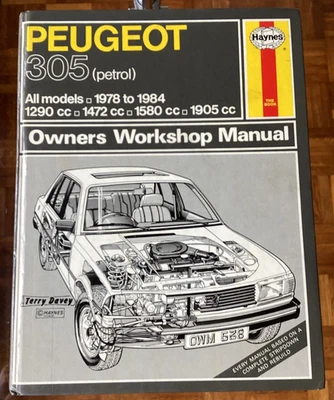 Peugeot 305, for Petrol Engines 1978 - 1984, Haynes Workshop Manual - Image 1 of 4
