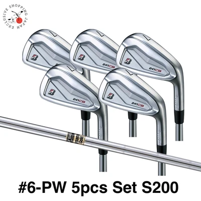 Bridgestone 241CB Iron Wedge 5pcs Set 6-pw RH Dynamic Gold Steel Shaft S200 Flex - Image 1 of 4