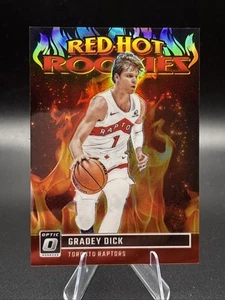 2023 Donruss Optic Red Hot Rookies Red/Gold International Gradey Dick #13 19/99 - Picture 1 of 3