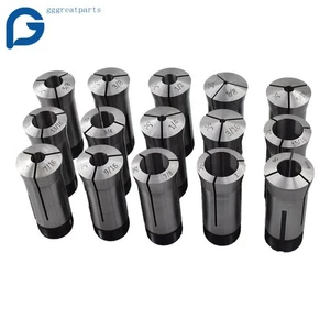 Juego de Pinzas Redondas 5C 15 Piezas 1/8"-1" Capacidad TIR 0.0005" Alta Precisión - Imagen 1 de 3