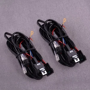2Set 12V 30A Universal LED Work Light Wiring Harness Switch Relay Kit ab - Picture 1 of 4