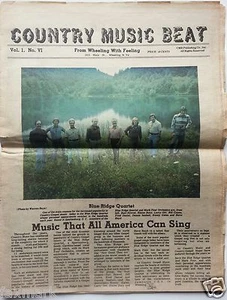 "Country Music Beat" Newspaper, Fall 1975 issue, "From Wheeling With Feeling"... - Picture 1 of 10