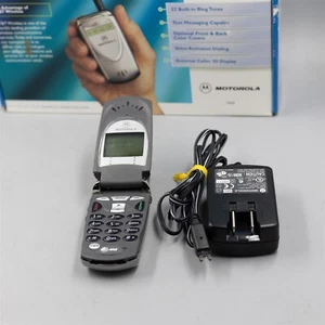 Motorola V60i AT&T telefono cellulare vintage con ribalta - Foto 1 di 8