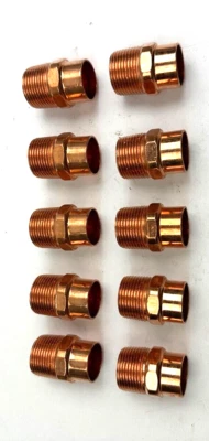 Everflow 3/4 in. Copper Cup x MPT Adapter (11-Pack) CCMA0034 - Image 1 of 2