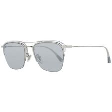 Police SPL 783 Men Silver Sunglasses Plastic Metal Mirrored Aviator Case Eyewear