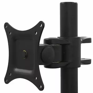 Soporte de abrazadera de montaje en poste de 35 mm para monitor 13-27" VESA 75 y 100 - Imagen 1 de 2