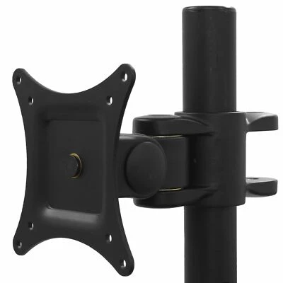 35mm Pole mount clamp bracket for 13-27" Monitor VESA 75 & 100  - Image 1 of 2