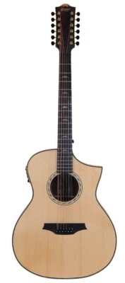 BROMO Gitarre Tahoma Series 12-saitig mit Tonabnehmer + Cutaway  *AUSSTELLER* - Bild 1 von 4