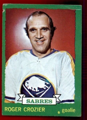 1973-74 O-Pee-Chee #153 Roger Crozier VG - Image 1 of 2