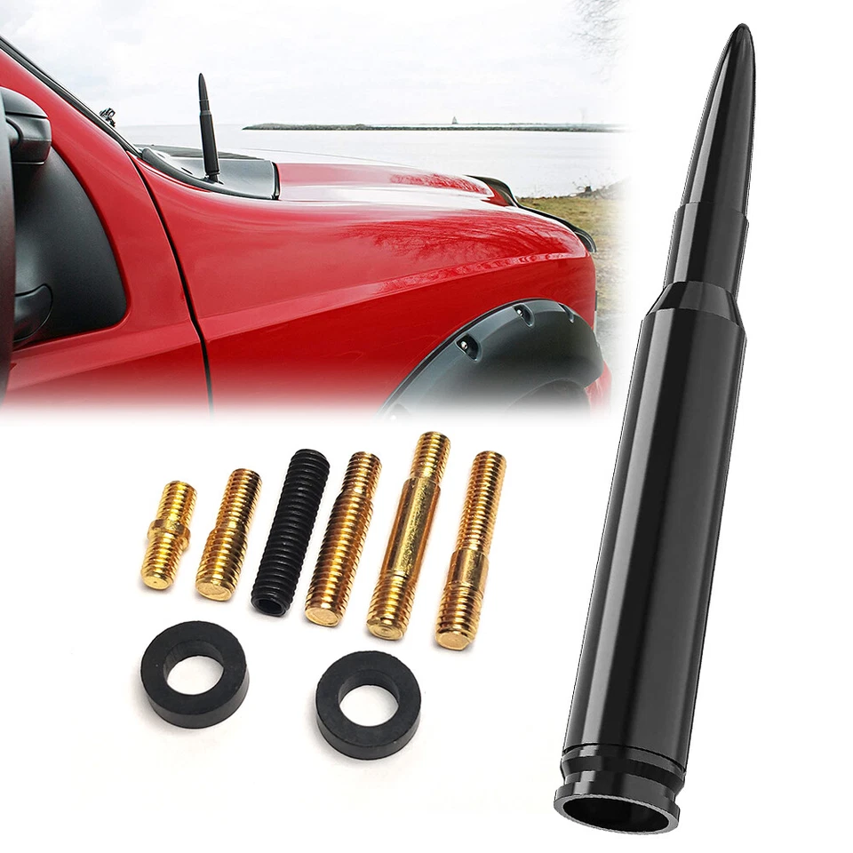 ANTENA BALA COCHE UNIVERSAL 50 CAL CORTA PARA NEGRO Ford F-350 F-250 Super Duty Foto 1 de 4