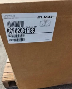 Elkay Double Bowl Undermount Stainless Steel Sink RCFU2031189 QTY 1 - Picture 1 of 1