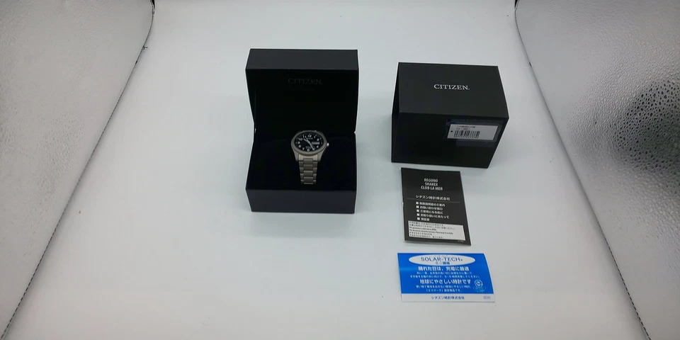Citizen Watch REGUNO Solar Tech Standard Titanium Model Km1-415-53 Men's