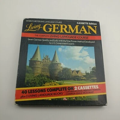 Living German Complete Language Course Cassette Edition 40 Lessons - Image 1 of 4