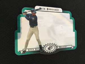 ALEX RODRIGUEZ HOLOGRAM 1996 SPX SEATTLE MARINERS DIE CUT BASEBALL CARD