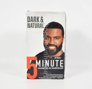 SoftSheen Carson Dark & Natural 5 minute Men's Shampoo-In Hair Color JET BLACK
