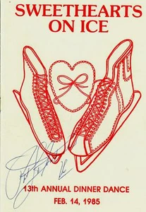 "New York Islanders" Pat LaFontaine Signed Event Program COA - Picture 1 of 2
