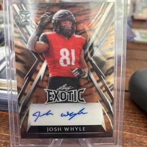 2023 Leaf Exotic Kaleidoscope Tiger #BAJW1 Josh Whyle Auto /15 - Picture 1 of 2