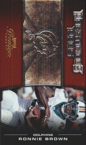 2008 Playoff Prestige Prestigious Pros Red Football Card #7 Ronnie Brown /750