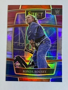 Panini Select WWE 2022 rojo blanco y azul Prizm paralelo #90 Ronda ROUSEY - Imagen 1 de 2