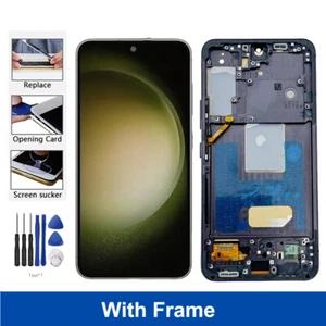 LCD Display Touch Screen Digitizer For Samsung Galaxy S22 SM-S901U 5G +Frame AUK - Photo 1 sur 13