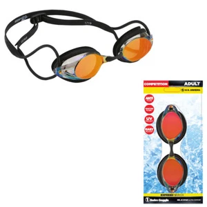 Gafas US Divers Adult Competition Express - negras con lente espejo dorada - Imagen 1 de 1