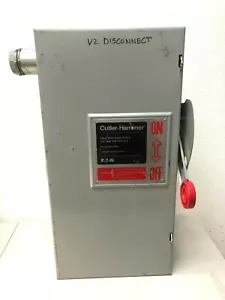 CUTLER HUMMER single-throw Fused Safety Switch DH363FGK Control System 3 Pole  - Picture 1 of 12