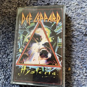 Def Leppard Hysteria Cassette Tape 1987 Mercury Tested Women Pour Some Sugar On - Picture 1 of 2