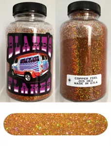 Blakes Metal Flake .015 Copper Feel Prismatic Hot Rod custom automotive 5oz - Picture 1 of 2
