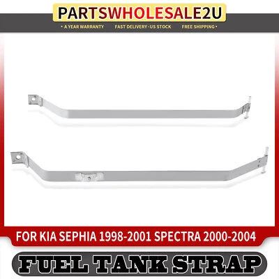 2x correas de tanque de combustible de acero para Kia Sephia 1998-2001 Spectra 2000-2004 0K2A142720A Foto 1 de 4
