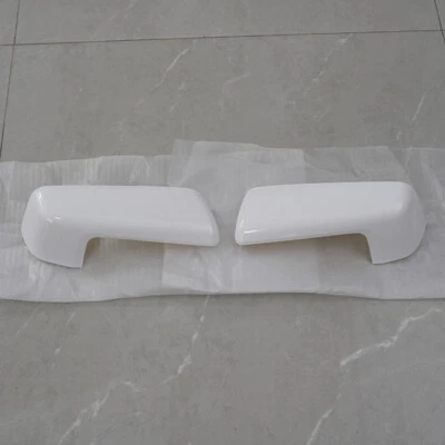 2x White Top Half Mirror Cap Cover For Chevy Silverado GMC Sierra 1500 2019-2024 - Image 1 of 4