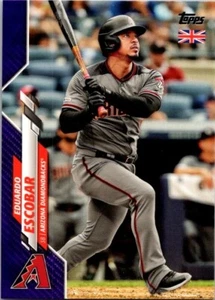2020 TOPPS UK EDITION PURPLE PARALLEL #7 EDUARDO ESCOBAR 18/50 - Picture 1 of 2