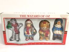 90s VTG The Wizard Of Oz Kurt Adler Christmas Ornament Set Dorothy Tin Man Lion
